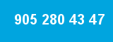 905 280 43 47 905 280 43 47